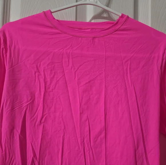 SKIMS Hot Pink Fits Everybody Seamless Long Sleeve, Limited Edition Fuschia, EUC - Picture 4 of 9